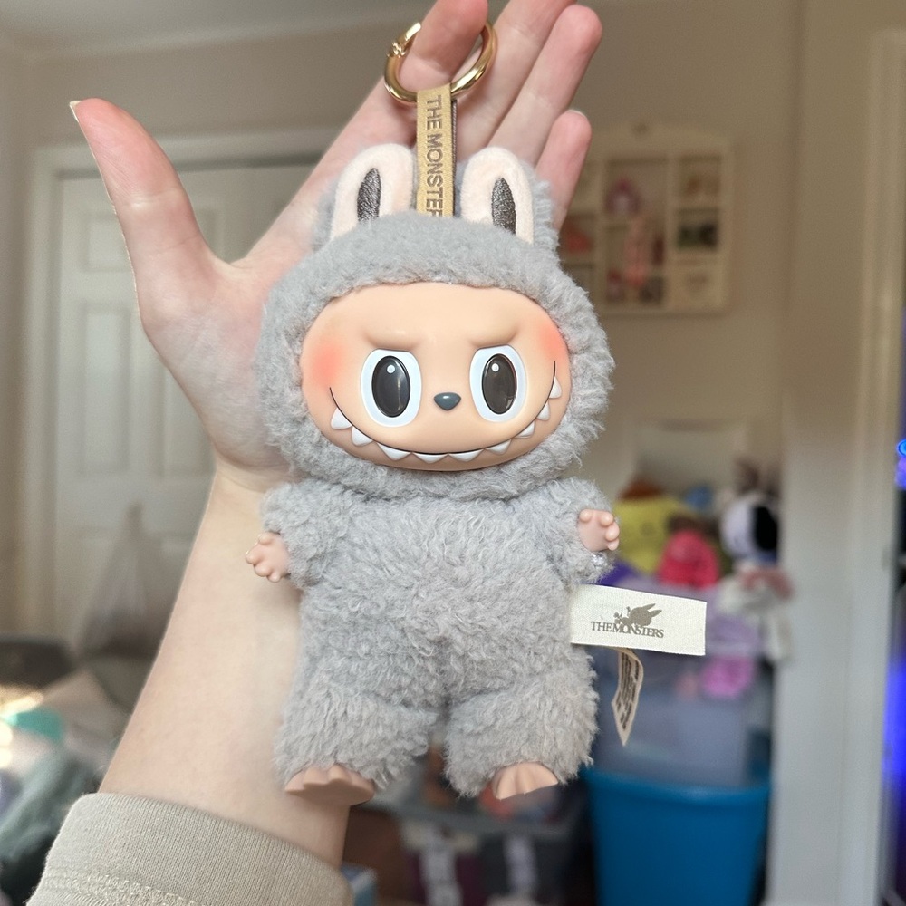 Labubu Exciting Macaron - Sesame Bean Pendant (*please read description!)